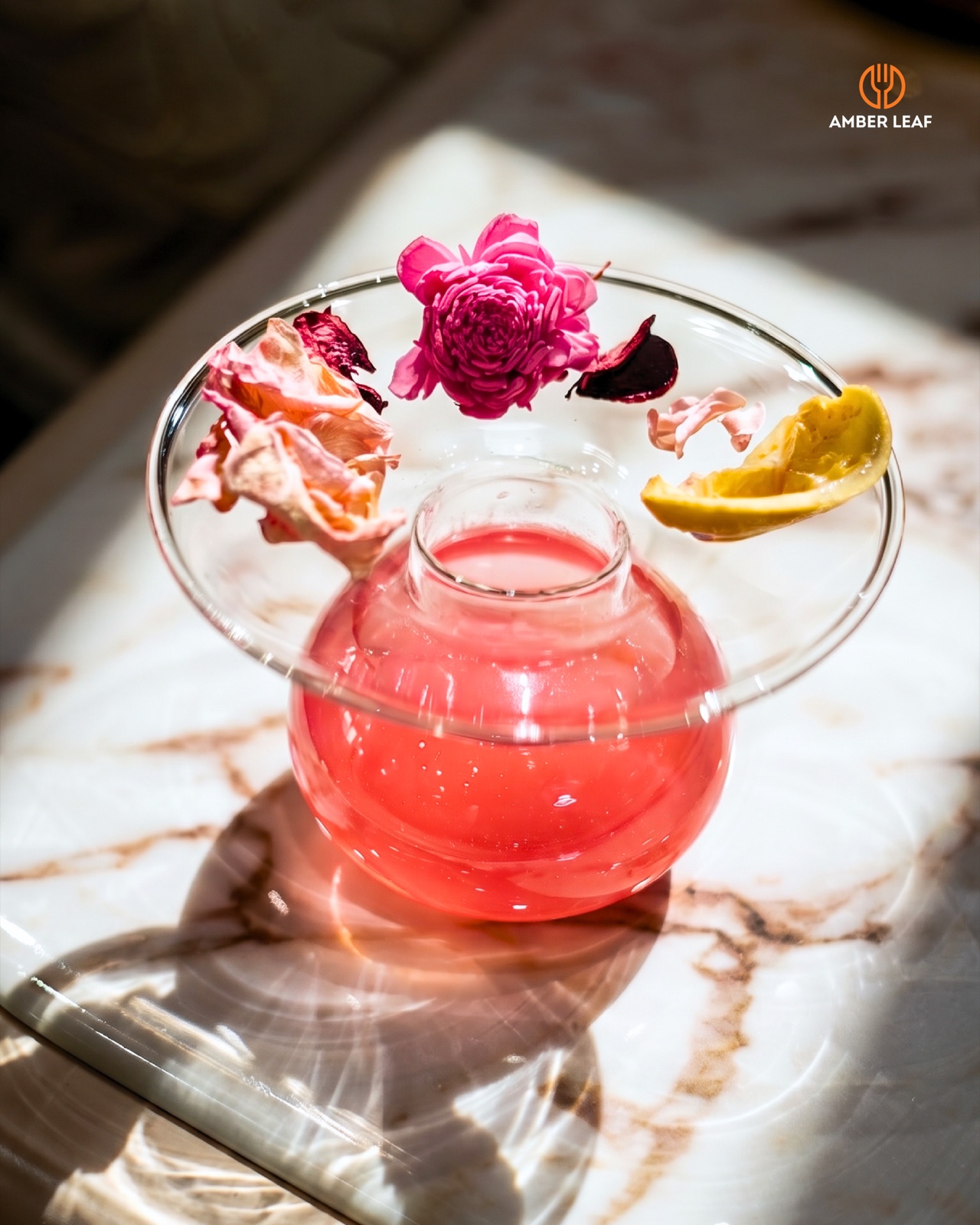 Pink Globe Cocktail
